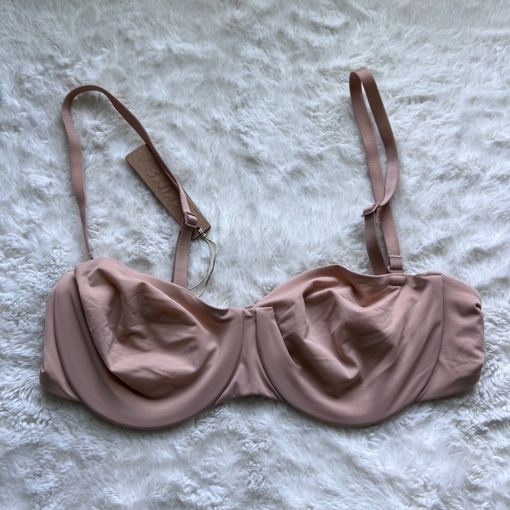SKIMS Women's Smoothing Intimates Strapless Bra Clay BA-BAN-2607 Size 34B NWT